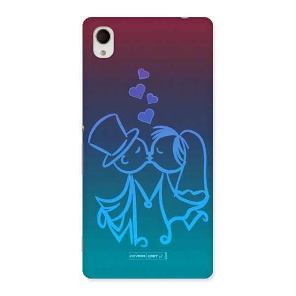 Cute Love Back Case for Xperia M4 Aqua