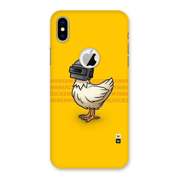 Cute Mask Back Case for iPhone XS Logo Cut