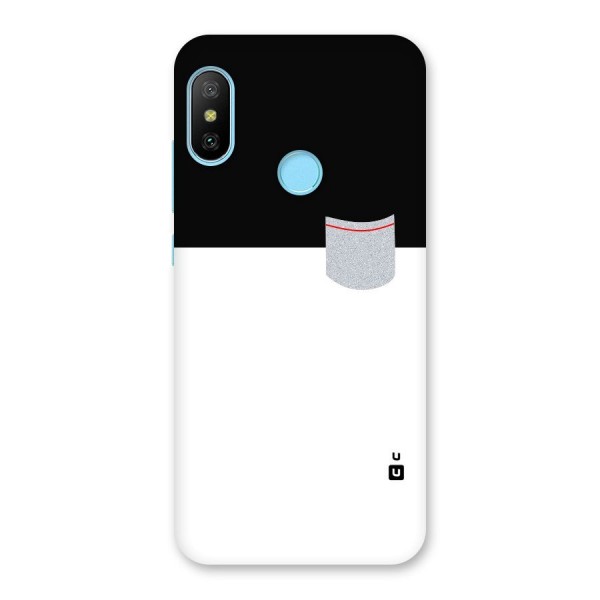 Cute Pocket Simple Back Case for Redmi 6 Pro