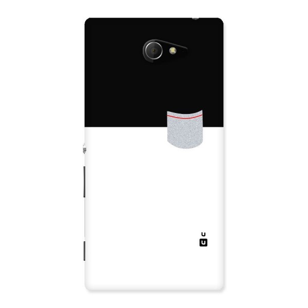 Cute Pocket Simple Back Case for Sony Xperia M2