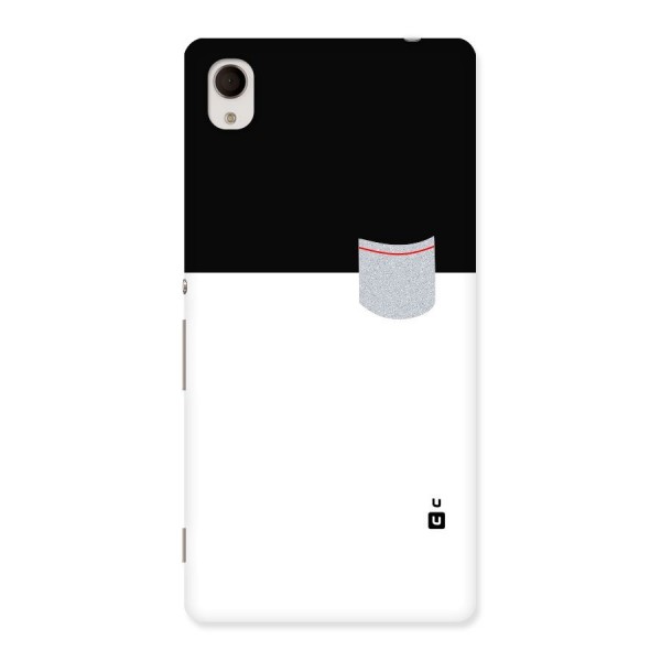 Cute Pocket Simple Back Case for Sony Xperia M4