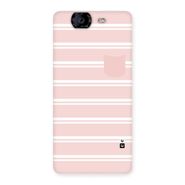 Cute Pocket Striped Back Case for Canvas Knight A350