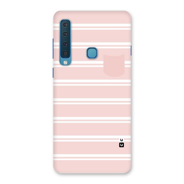 Cute Pocket Striped Back Case for Galaxy A9 (2018)