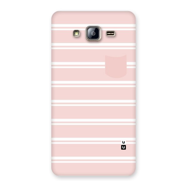 Cute Pocket Striped Back Case for Galaxy On5