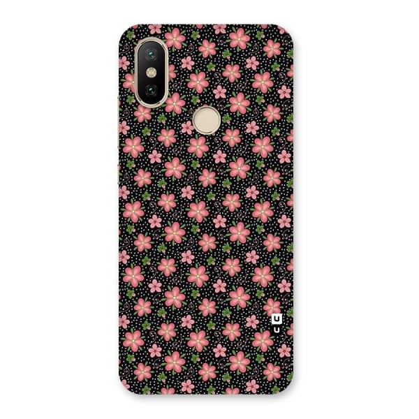 Cute Tiny Flowers Back Case for Mi A2