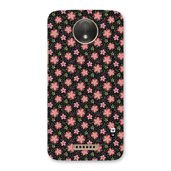 Cute Tiny Flowers Back Case for Moto C Plus