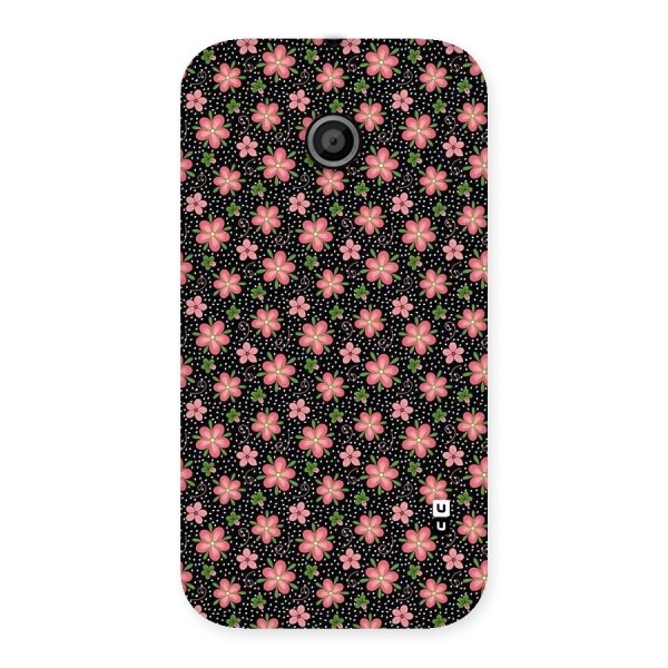 Cute Tiny Flowers Back Case for Moto E