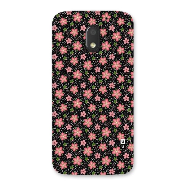 Cute Tiny Flowers Back Case for Moto E3 Power