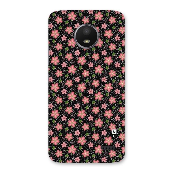 Cute Tiny Flowers Back Case for Moto E4