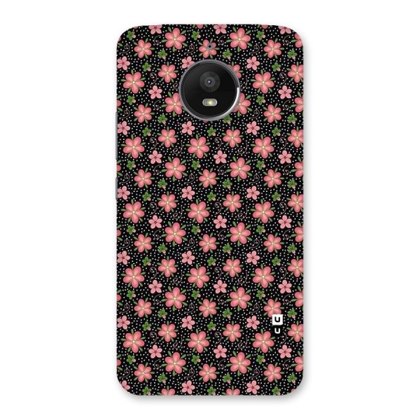 Cute Tiny Flowers Back Case for Moto E4 Plus