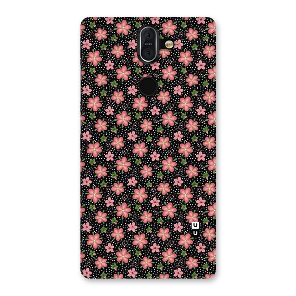 Cute Tiny Flowers Back Case for Nokia 8 Sirocco