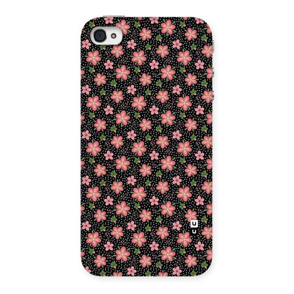 Cute Tiny Flowers Back Case for iPhone 4 4s