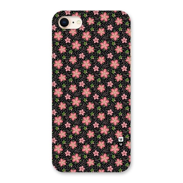 Cute Tiny Flowers Back Case for iPhone 8