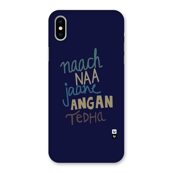 Dance Words Back Case for iPhone X