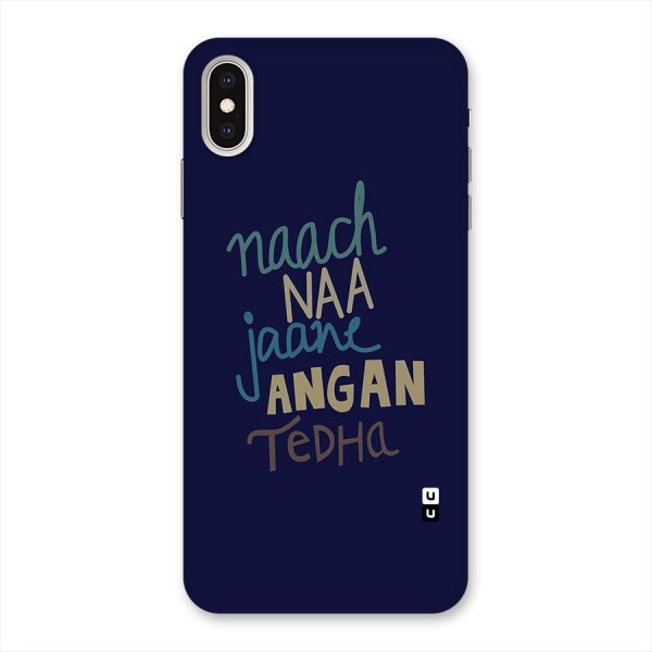 Dance Words Back Case for iPhone XS Max