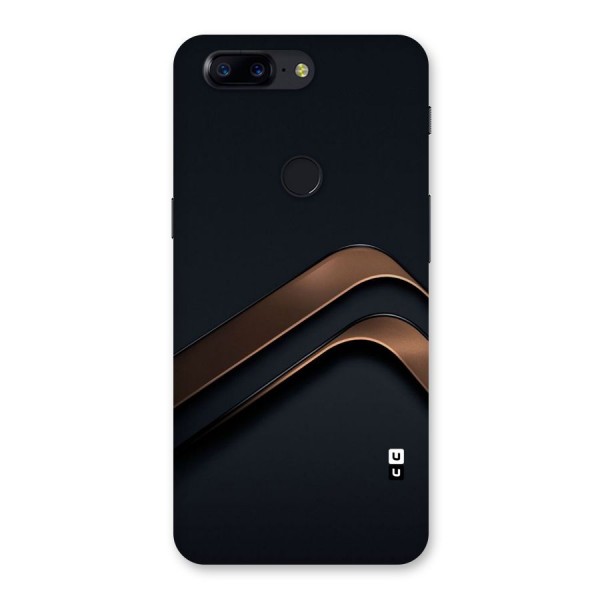 Dark Gold Stripes Back Case for OnePlus 5T