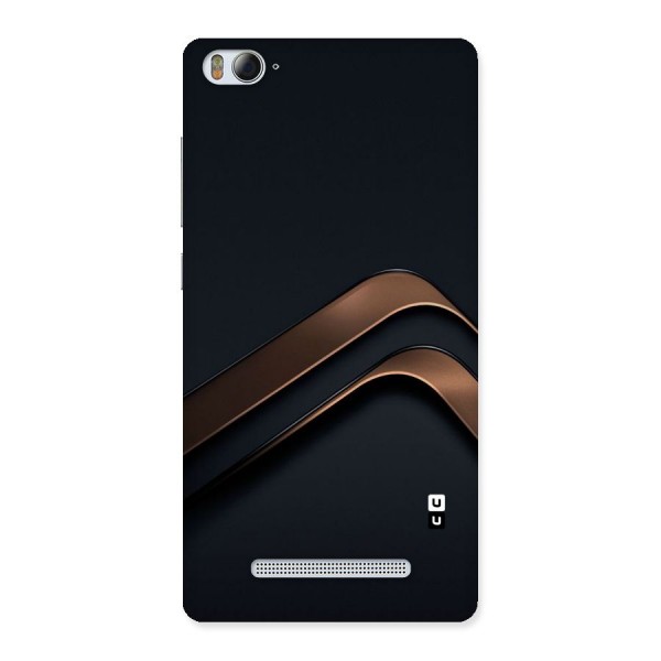 Dark Gold Stripes Back Case for Xiaomi Mi4i