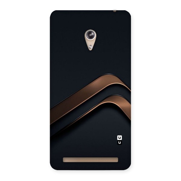 Dark Gold Stripes Back Case for Zenfone 6