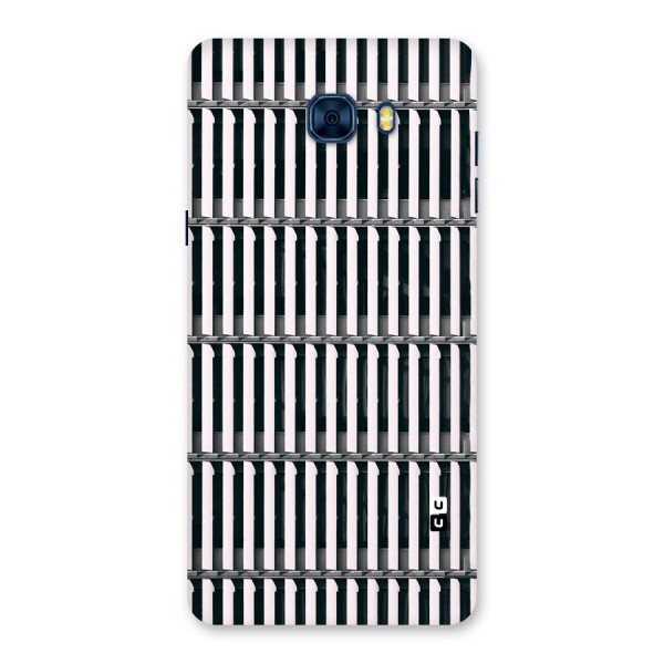 Dark Lines Pattern Back Case for Galaxy C7 Pro