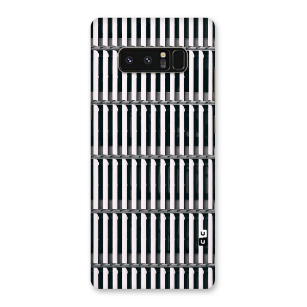 Dark Lines Pattern Back Case for Galaxy Note 8