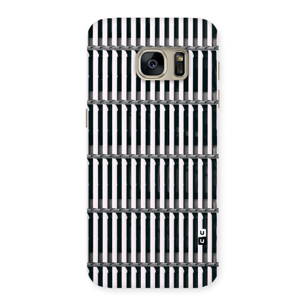 Dark Lines Pattern Back Case for Galaxy S7