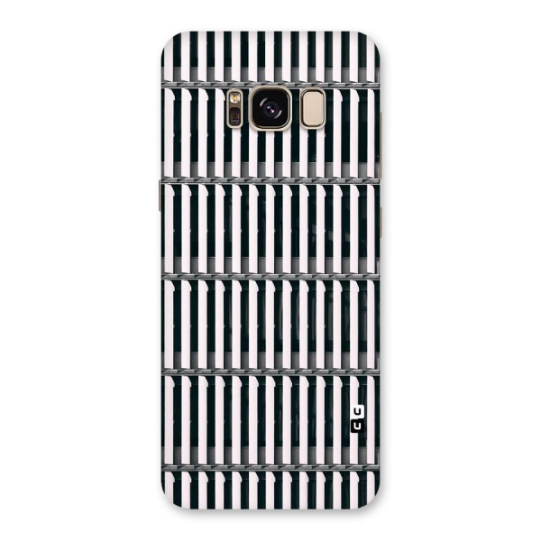 Dark Lines Pattern Back Case for Galaxy S8
