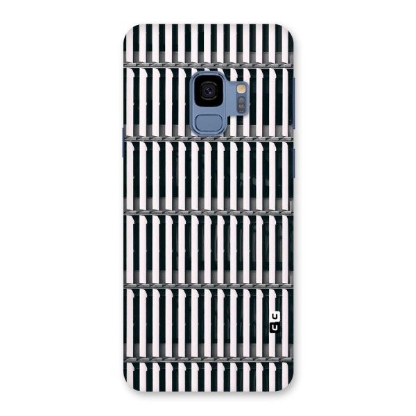 Dark Lines Pattern Back Case for Galaxy S9