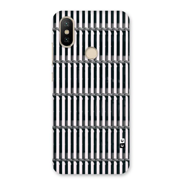 Dark Lines Pattern Back Case for Mi A2