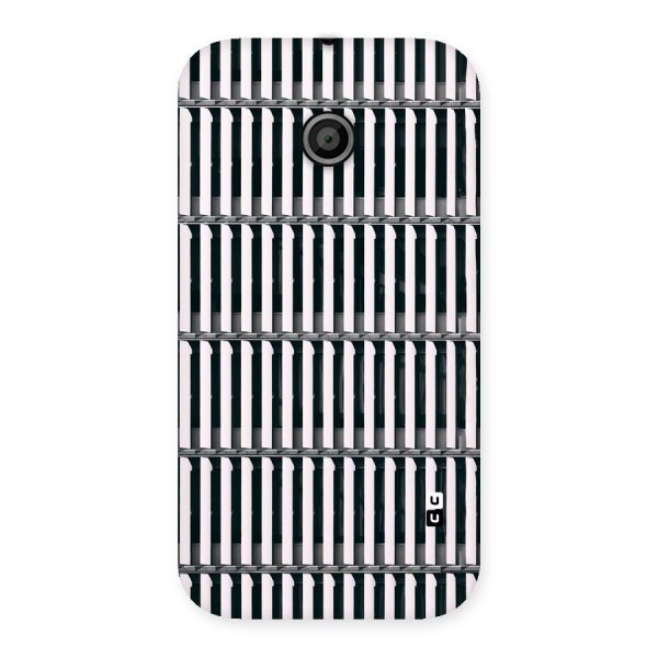 Dark Lines Pattern Back Case for Moto E