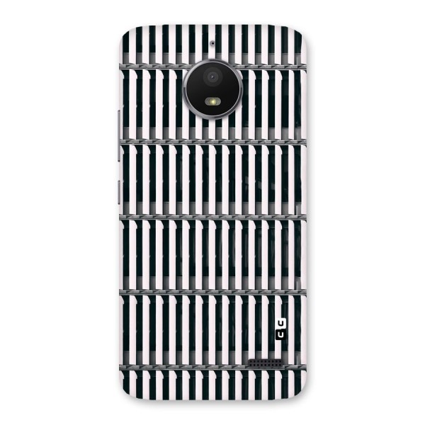 Dark Lines Pattern Back Case for Moto E4