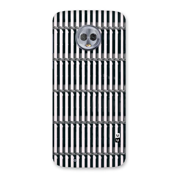 Dark Lines Pattern Back Case for Moto G6