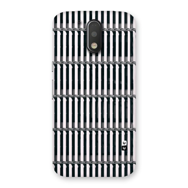 Dark Lines Pattern Back Case for Motorola Moto G4