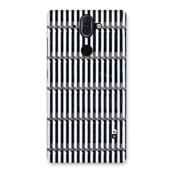 Dark Lines Pattern Back Case for Nokia 8 Sirocco