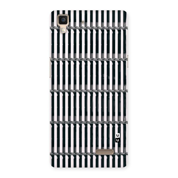 Dark Lines Pattern Back Case for Oppo R7