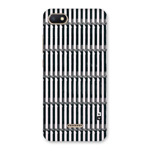 Dark Lines Pattern Back Case for Redmi 6A