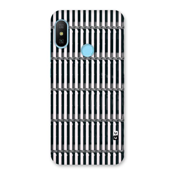 Dark Lines Pattern Back Case for Redmi 6 Pro