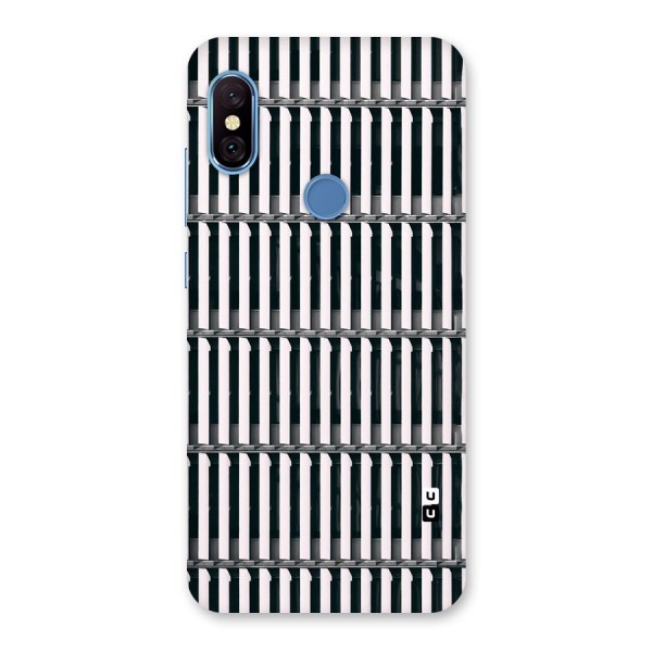 Dark Lines Pattern Back Case for Redmi Note 6 Pro