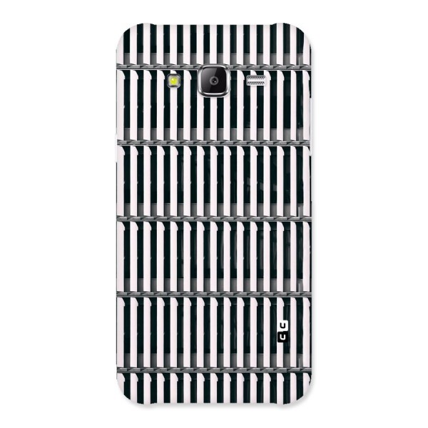 Dark Lines Pattern Back Case for Samsung Galaxy J5