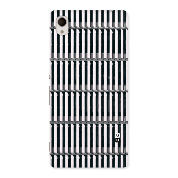 Dark Lines Pattern Back Case for Sony Xperia M4