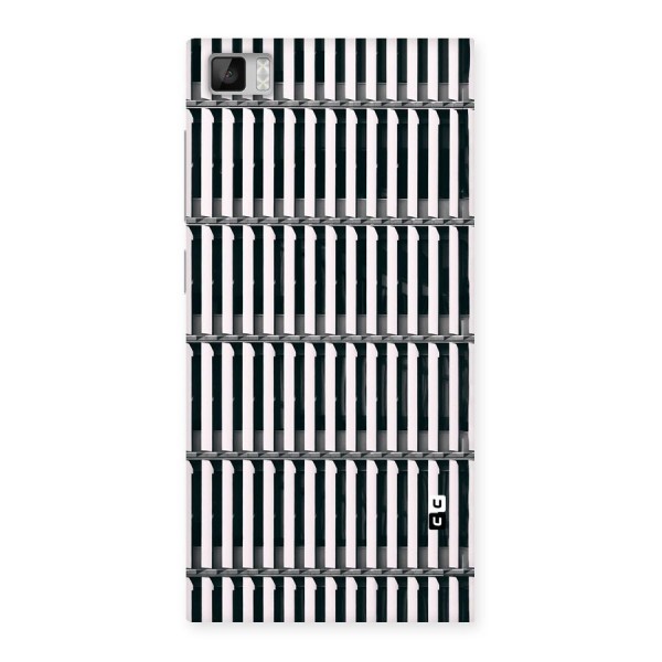 Dark Lines Pattern Back Case for Xiaomi Mi3