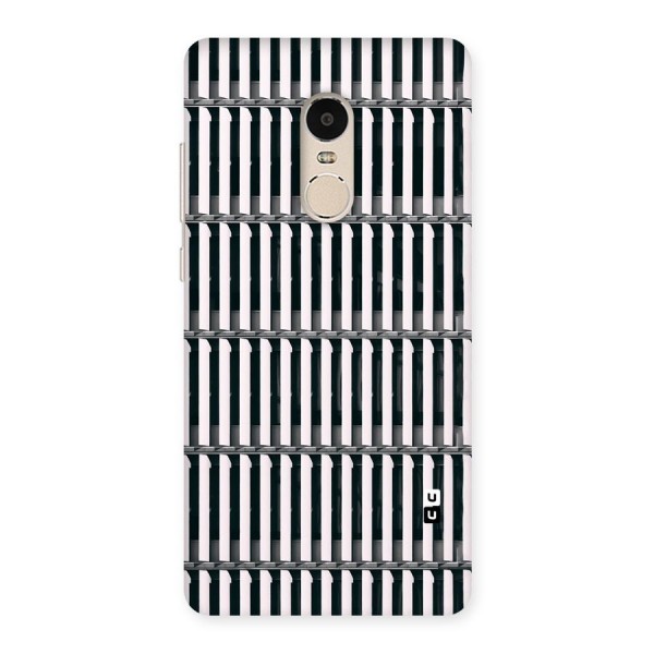 Dark Lines Pattern Back Case for Xiaomi Redmi Note 4