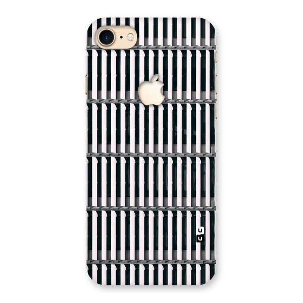 Dark Lines Pattern Back Case for iPhone 7 Apple Cut