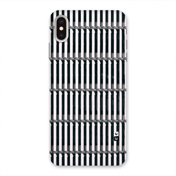 Dark Lines Pattern Back Case for iPhone XS Max