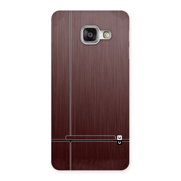 Dark Maroon Classic Design Back Case for Galaxy A3 2016