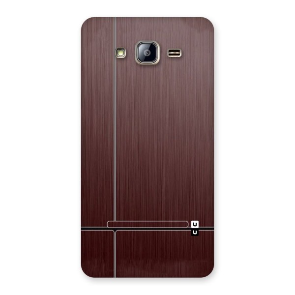 Dark Maroon Classic Design Back Case for Galaxy On5