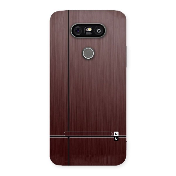 Dark Maroon Classic Design Back Case for LG G5