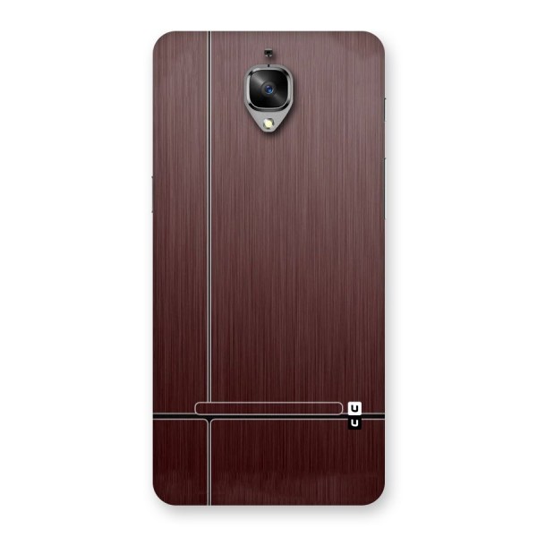 Dark Maroon Classic Design Back Case for OnePlus 3