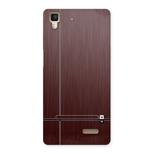 Dark Maroon Classic Design Back Case for Oppo R7