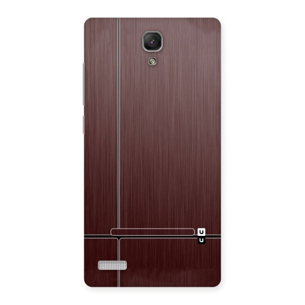 Dark Maroon Classic Design Back Case for Redmi Note