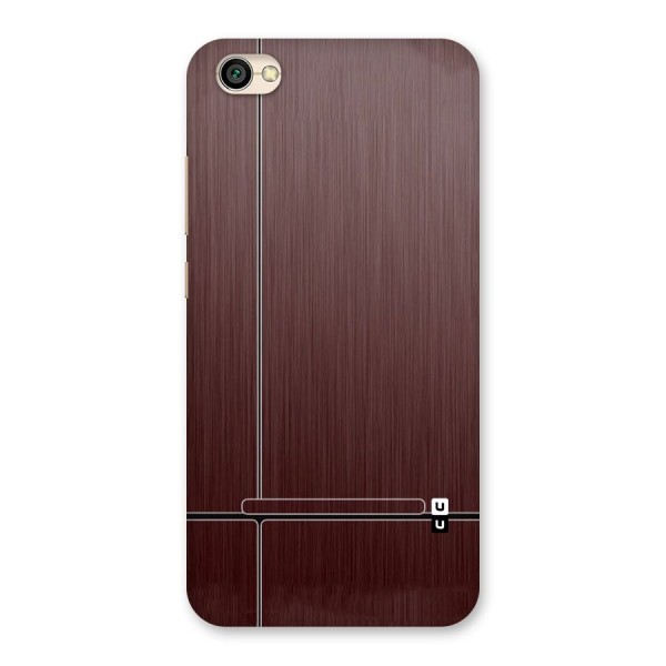 Dark Maroon Classic Design Back Case for Redmi Y1 Lite